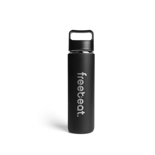 freebeat black Glass Water Bottle