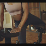 freebeat black exercise bike lit bike video