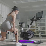 freebeat Boom Bike white exercise bike with spin classes