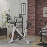 freebeat white exercise bike lit bike video