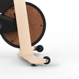 freebeat beige spin bike lit bike with quality frywheel