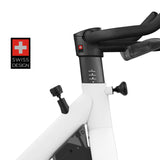 freebeat white exercise bike lit bike swiss design
