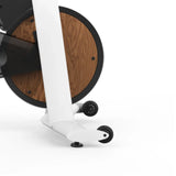 freebeat white exercise bike lit bike flywheel